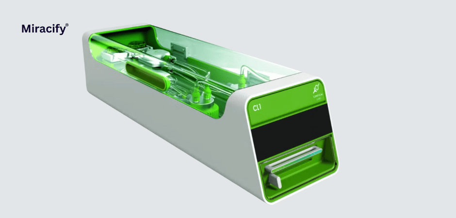 CL1 biological computer device with human neurons connected to a silicon chip by Cortical Labs