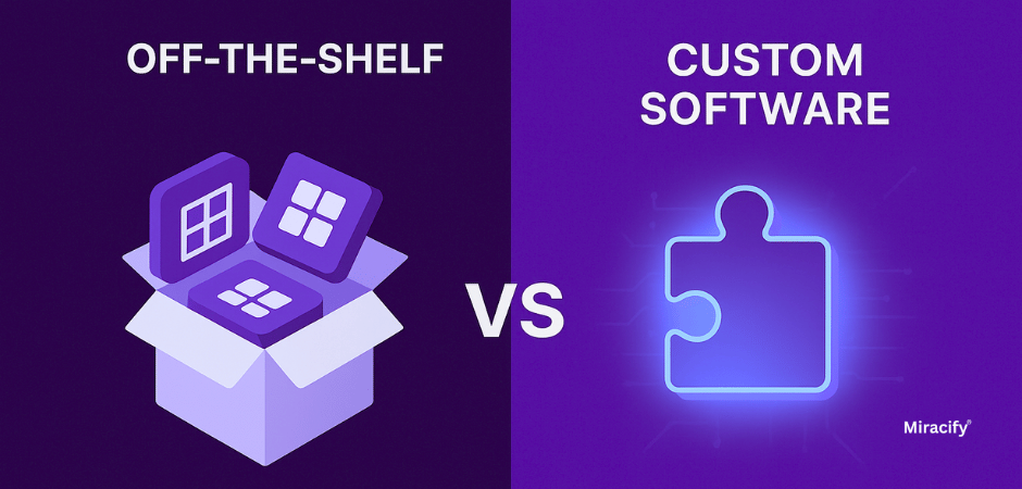 Custom Software vs Off-the-Shelf Custom Software vs Off-the-Shelf